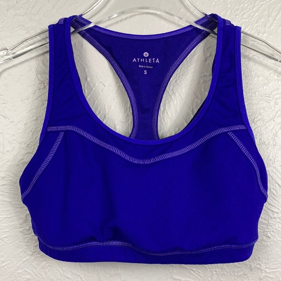 Athleta Purple Blue Sports Bra Size Small - Picture 1 of 4